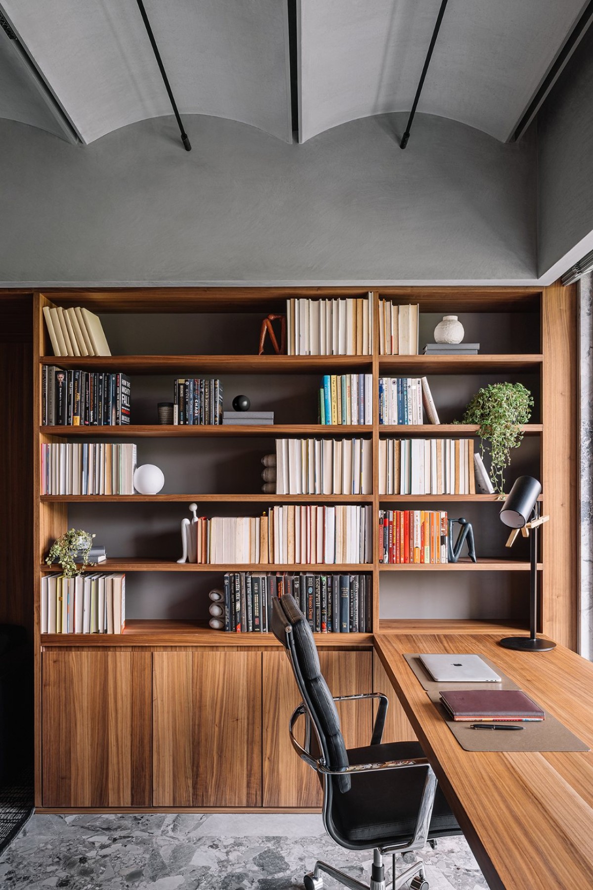 Study Area of Vaulted BW Haus by DIG Architects