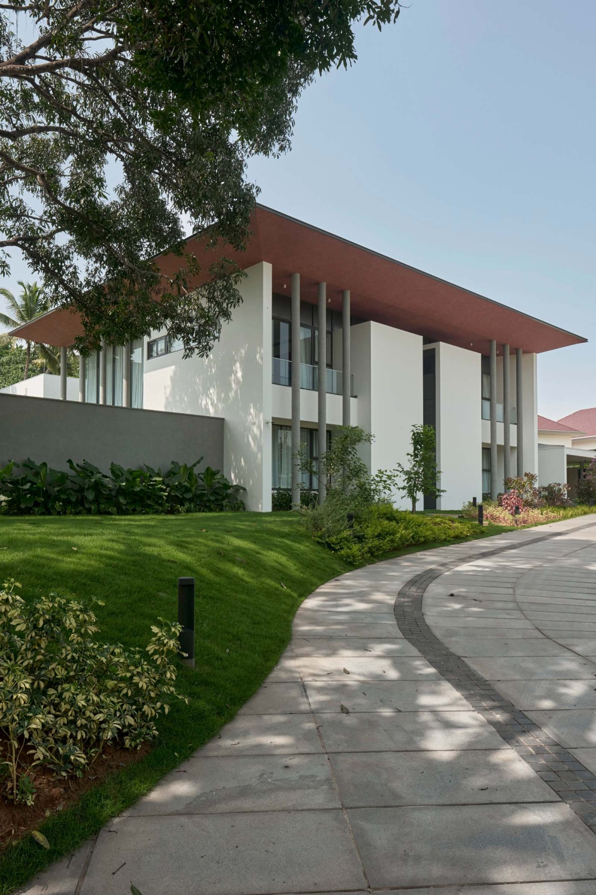 Exterior view of Payyavoor House by SOHO Architects