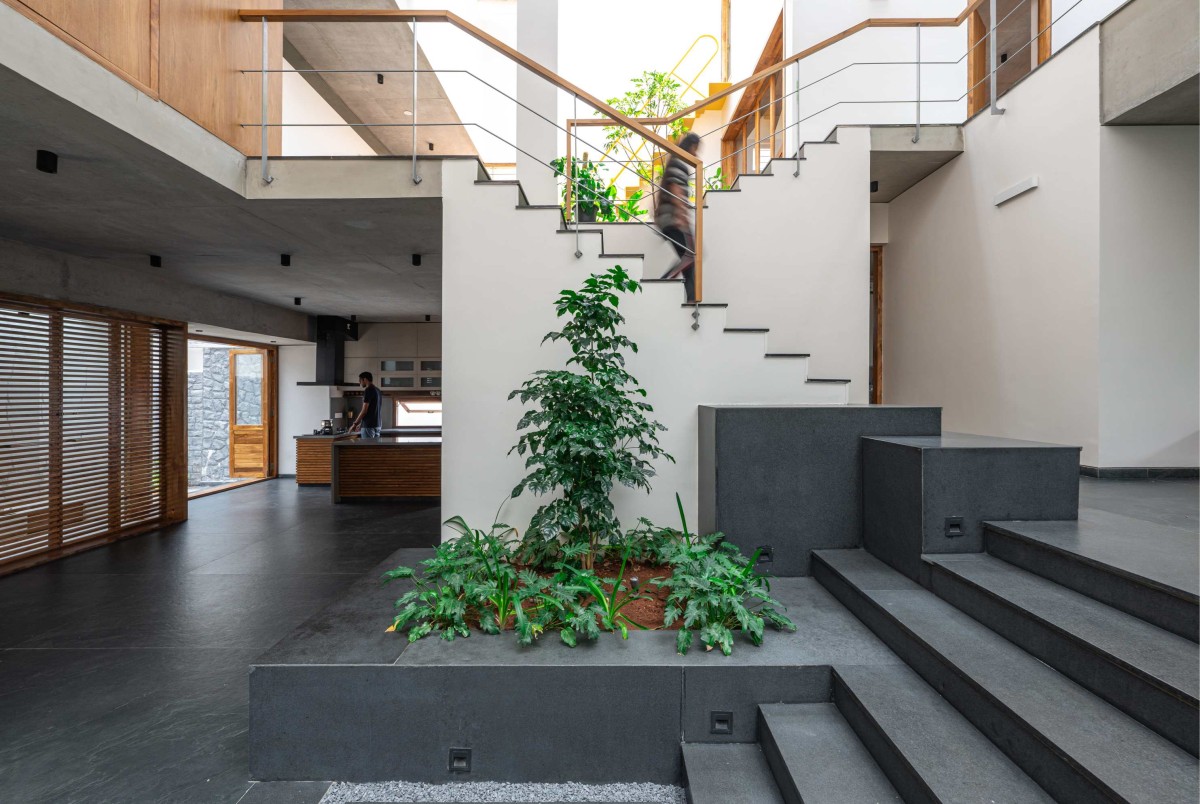 View from internal court of In Between Gardens by A Threshold