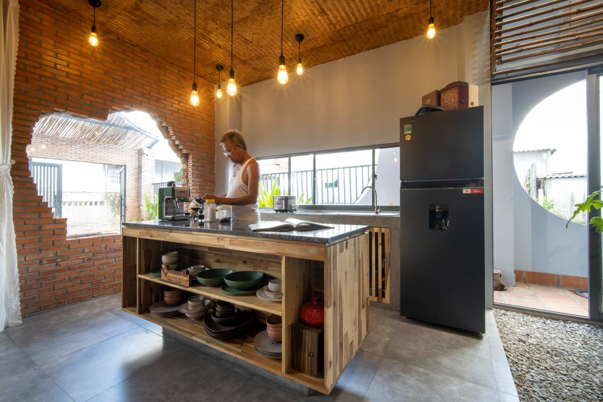 Kitchen of Noah's Nest by Archiro Vietnam