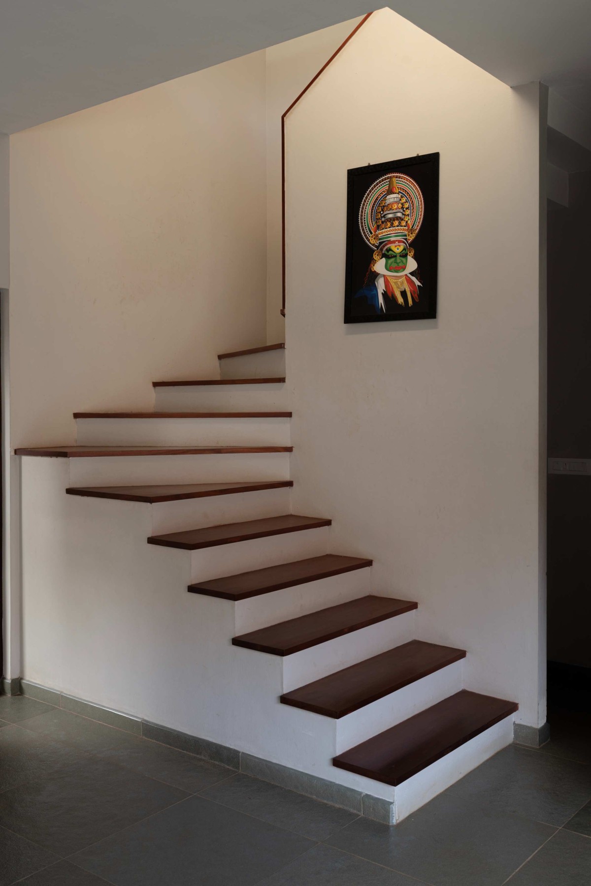 Staircase of Kaloor Residence by VSP Architects