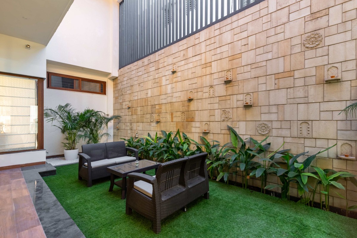 Courtyard of Courtyard Chronicles by Aarambh Design Studio