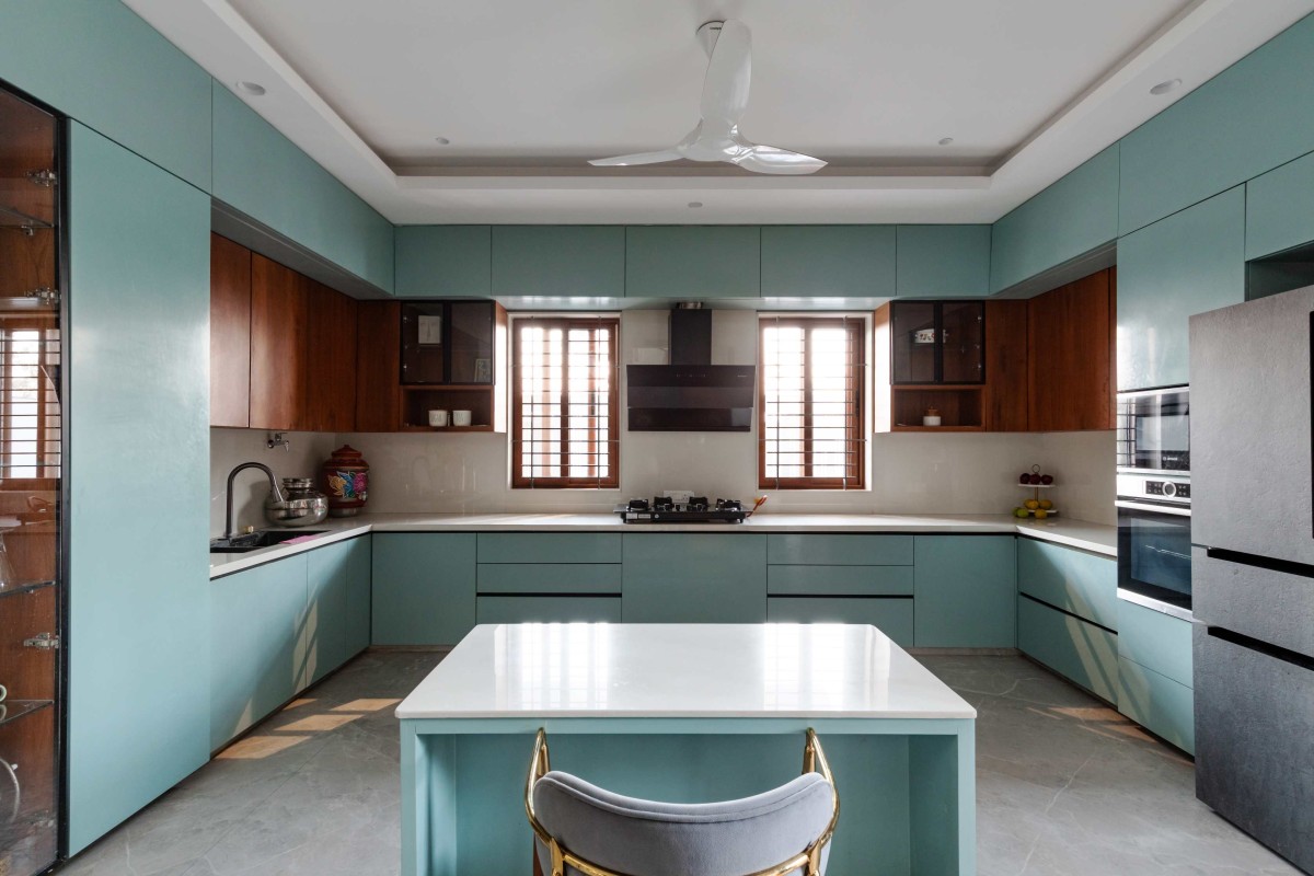 Kitchen of Courtyard Chronicles by Aarambh Design Studio