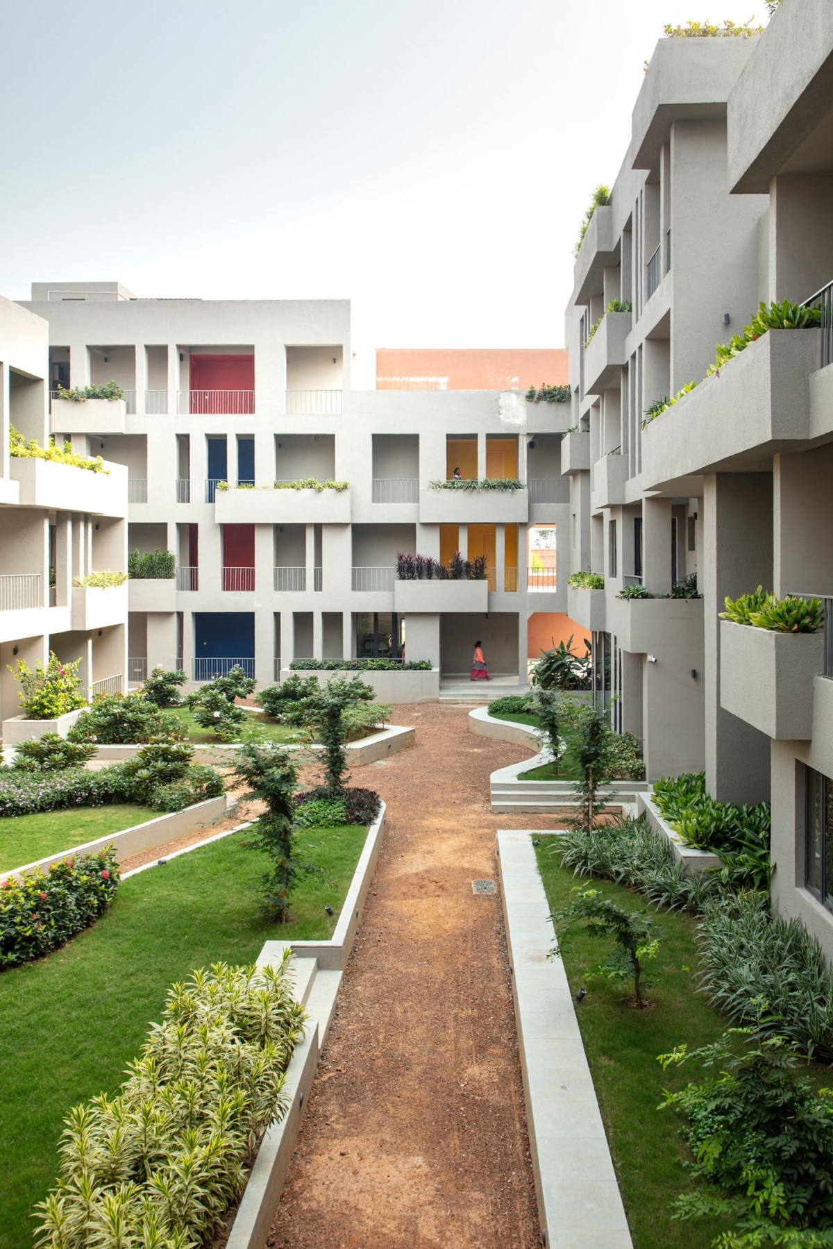 Hostel Building of Bandhan Residential School of Business by Abin Design Studio