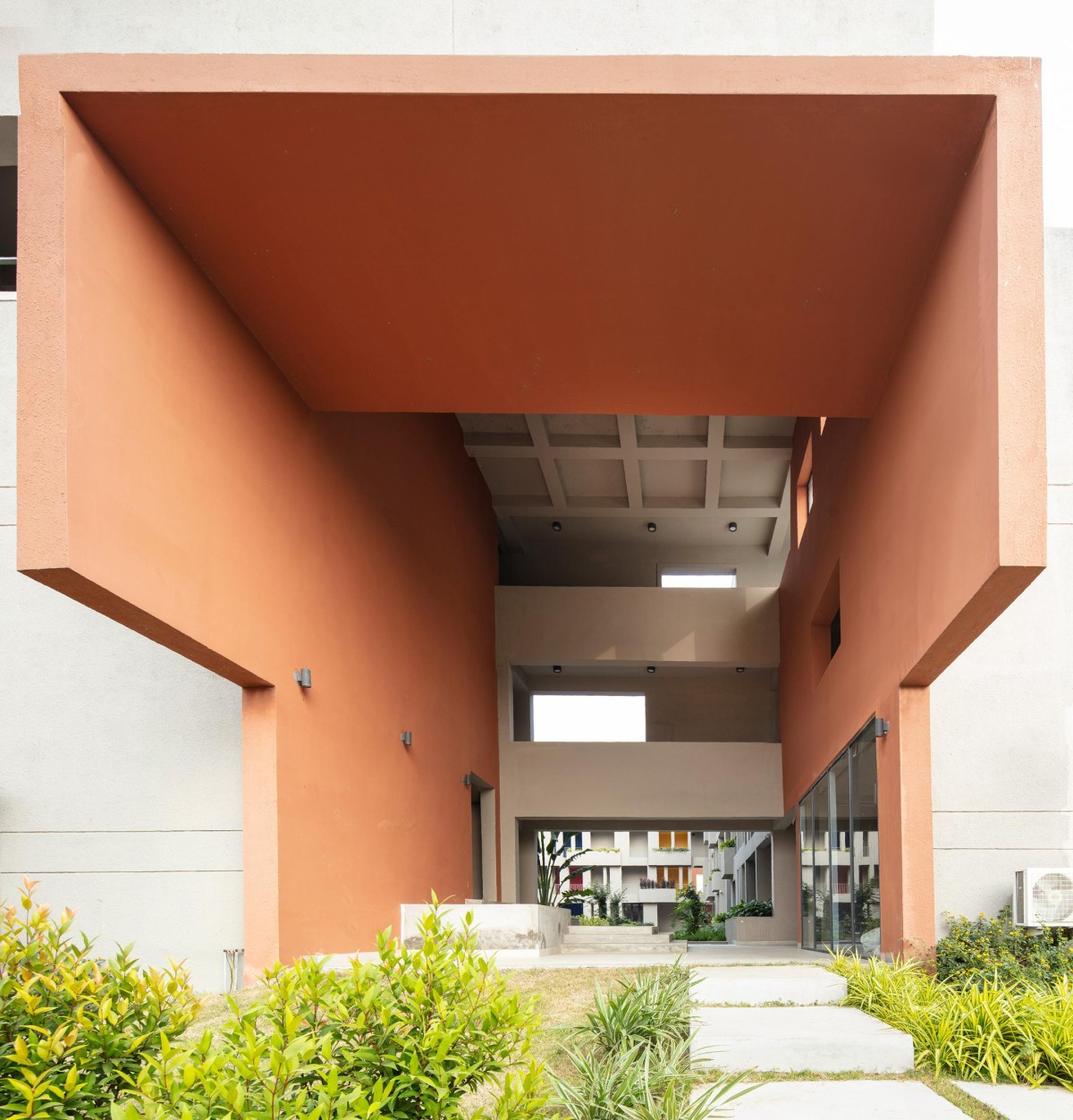 Entry of Hostel of Bandhan Residential School of Business by Abin Design Studio