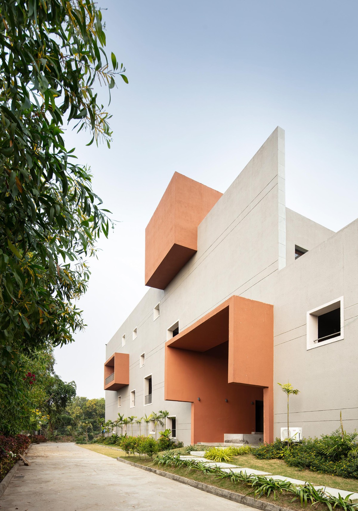 Hostel Building of Bandhan Residential School of Business by Abin Design Studio