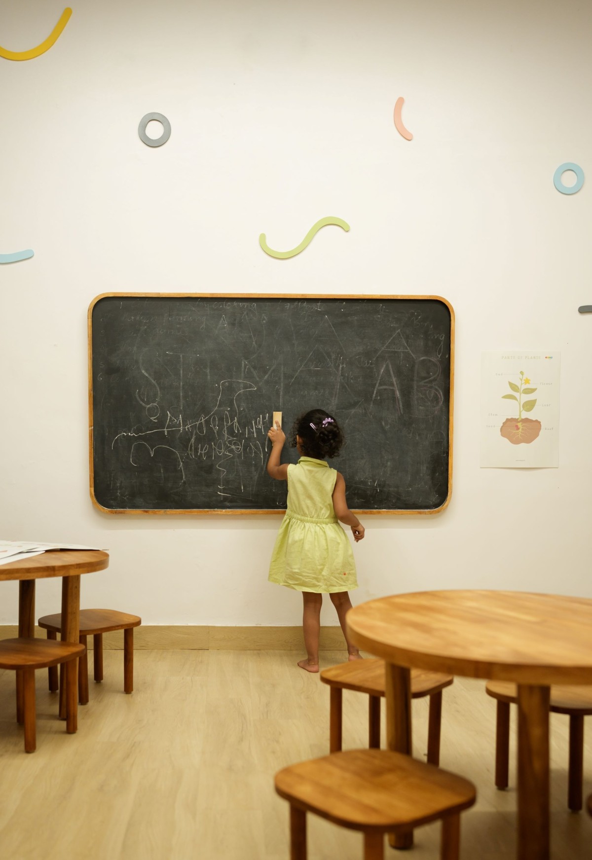 Classroom of Totland Kids Community Center by Studio Roaming Ants