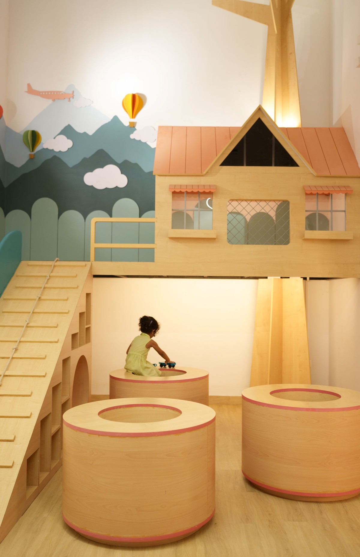 Indoor play area of Totland Kids Community Center by Studio Roaming Ants