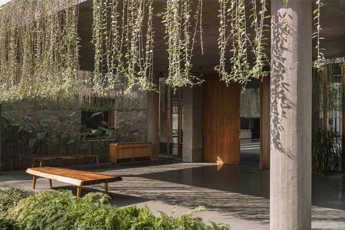 Entrance of Retreat Home by Neogenesis+Studi0261