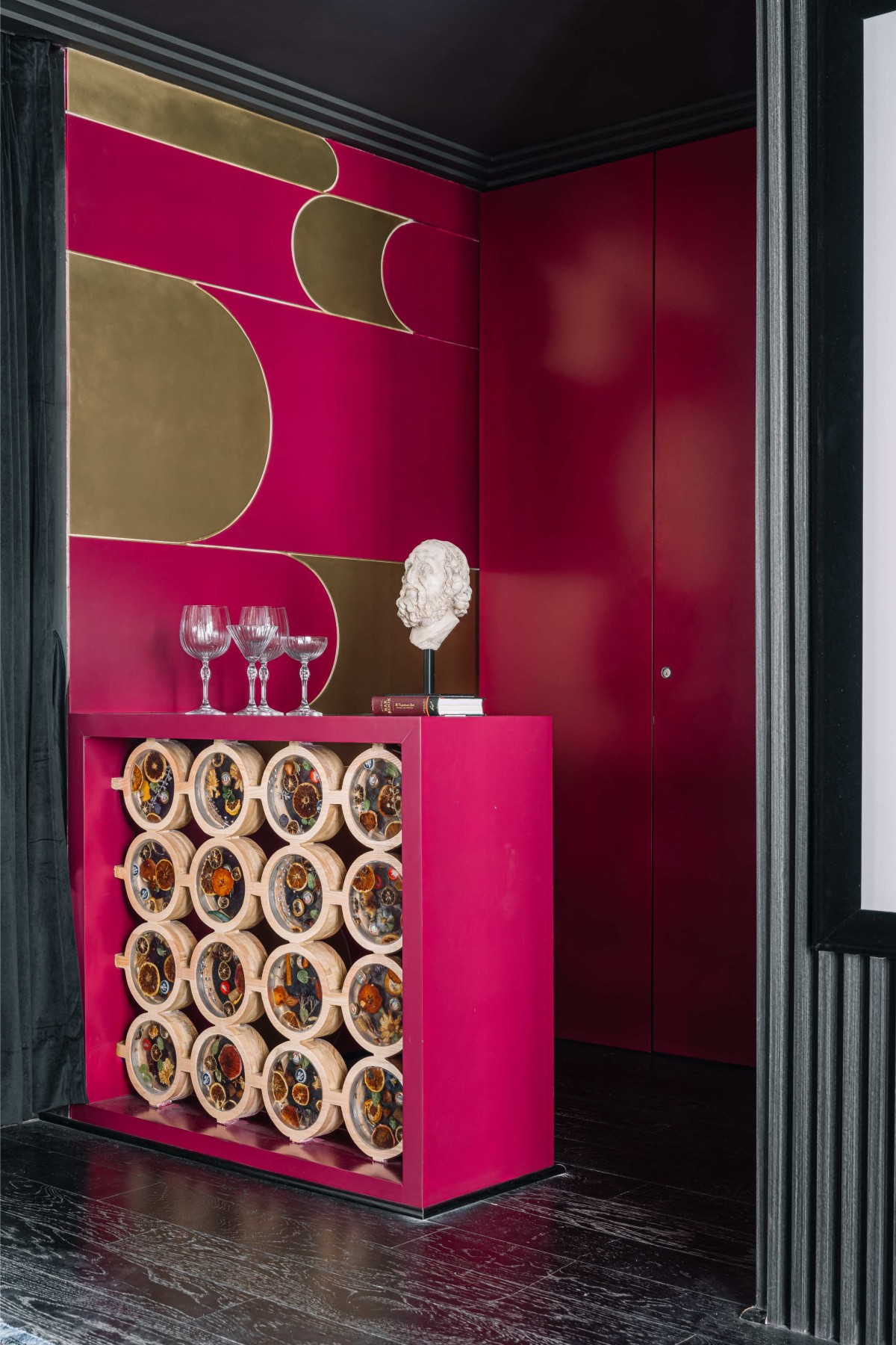 Bar Area of Sanganeria Residence by PS Design