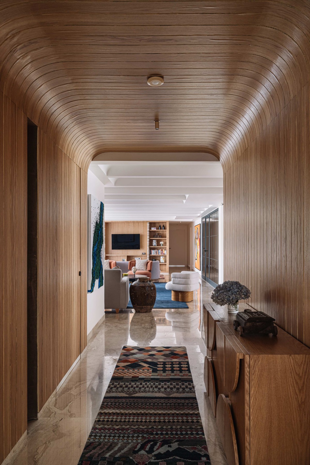 Foyer of Sanganeria Residence by PS Design