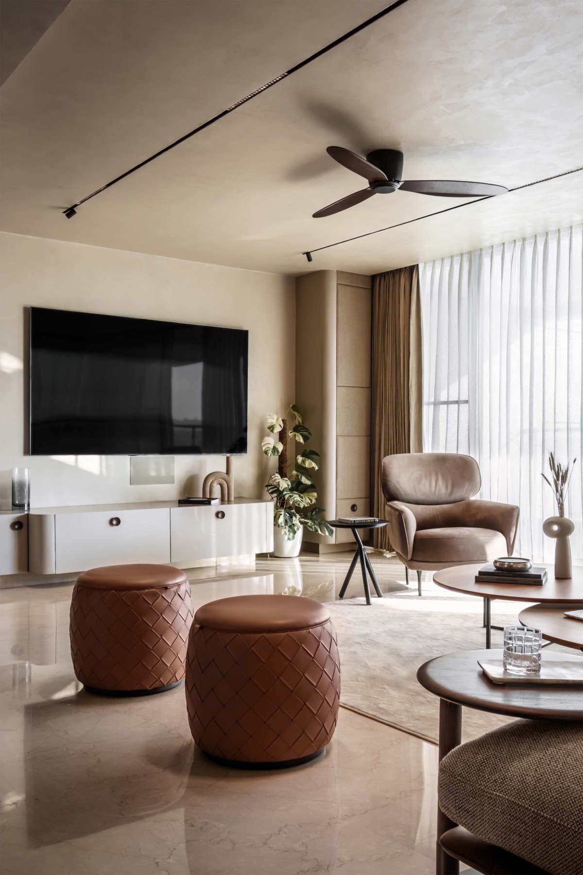 Living room of Terra Gardens by Design Boulevard