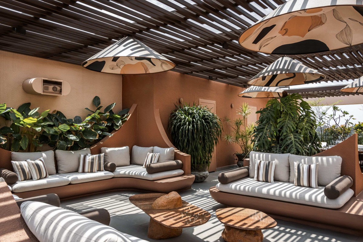 Terrace seating of Terra Gardens by Design Boulevard
