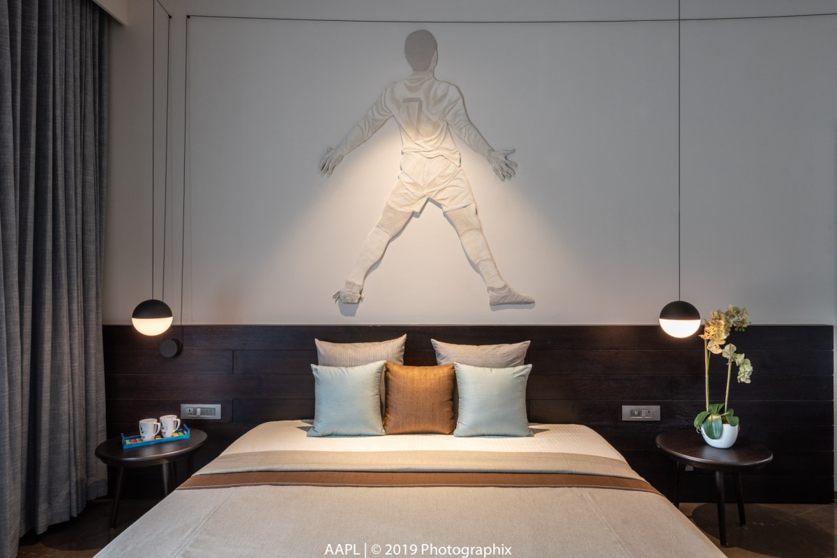 Son's Bedroom of The Courtyard House by Associated Architects (i) Pvt. Ltd