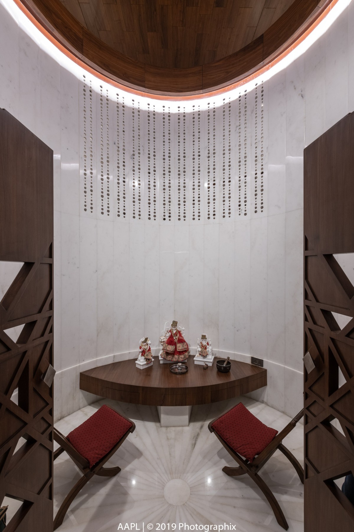 Temple of The Courtyard House by Associated Architects (i) Pvt. Ltd