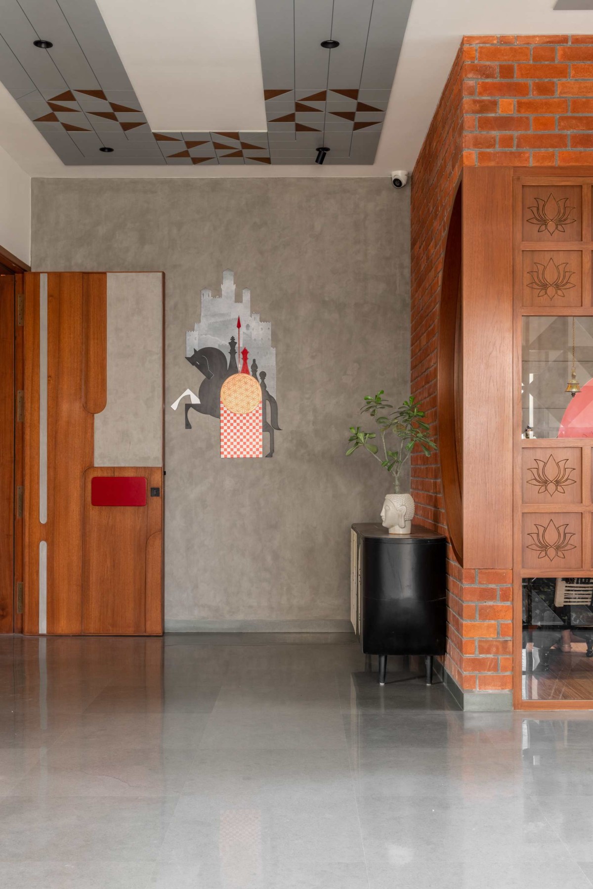 Foyer of Vrundavan by DF Architects