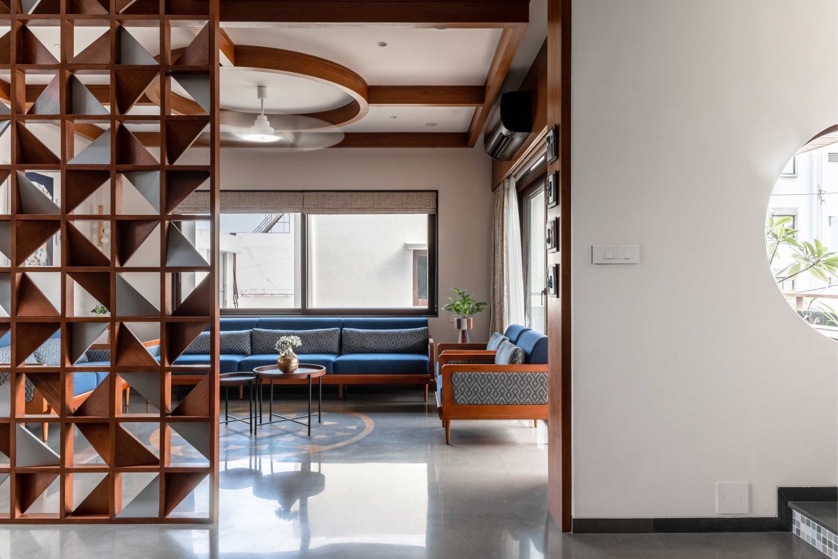 Formal living room of Vrundavan by DF Architects