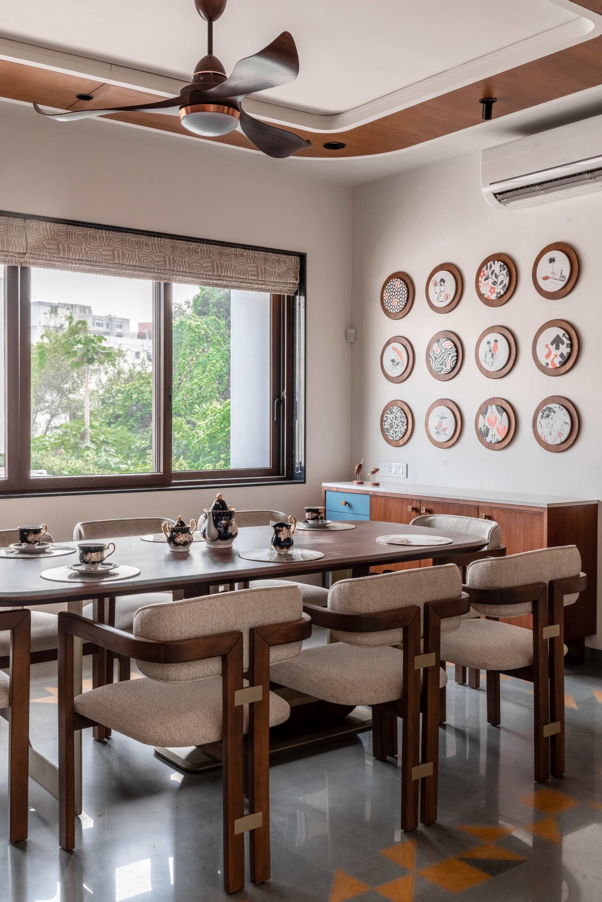 Dining Area of Vrundavan by DF Architects