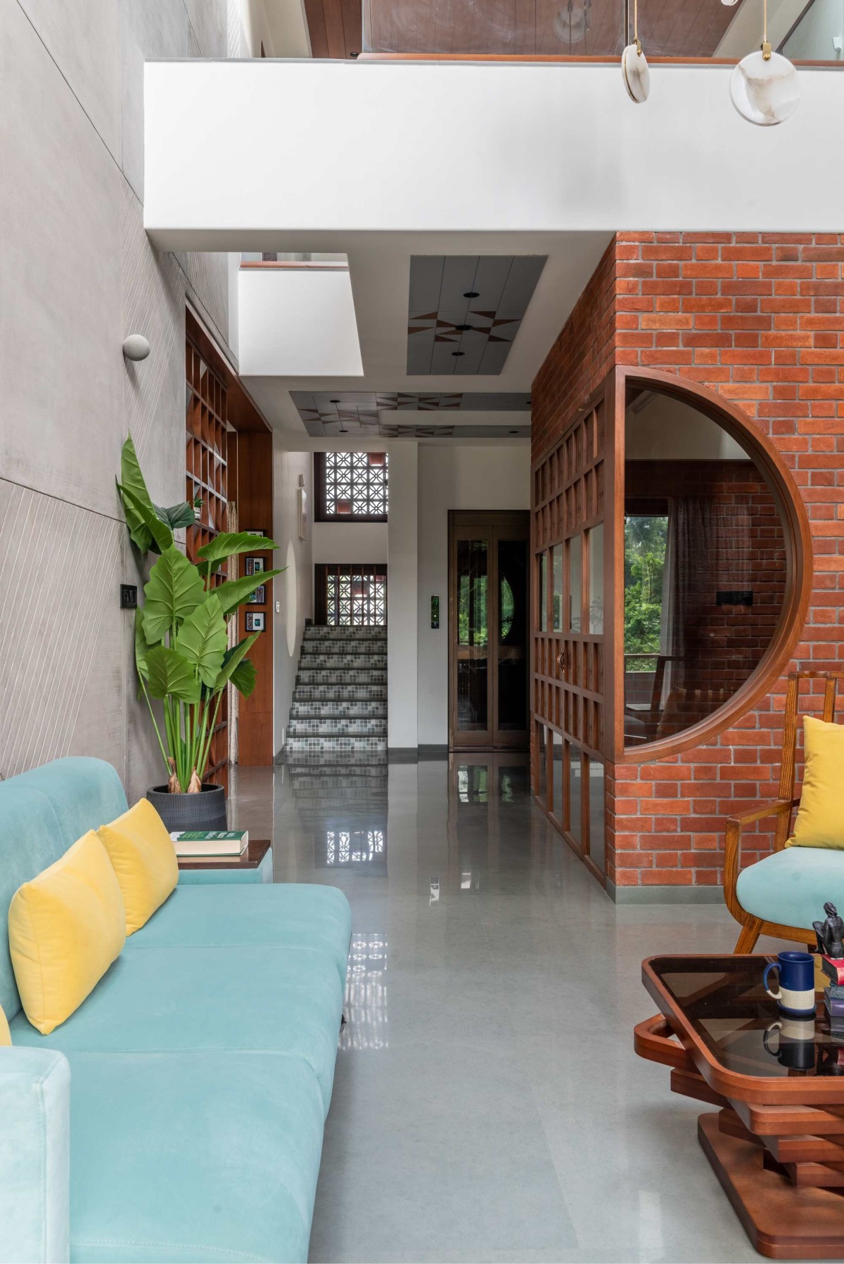 Informal living room of Vrundavan by DF Architects