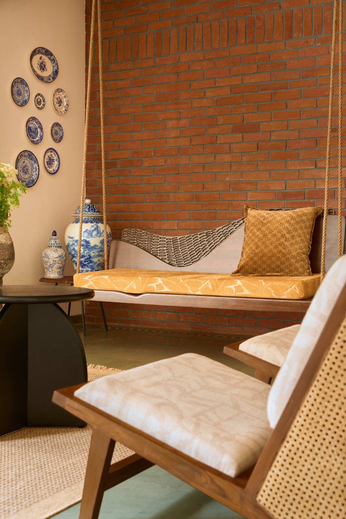 Living room of Kavyam by Ikigai Studio