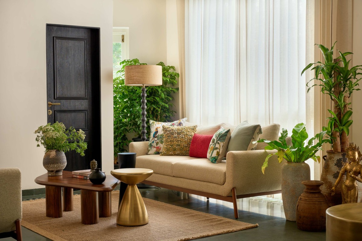 Living room of Kavyam by Ikigai Studio