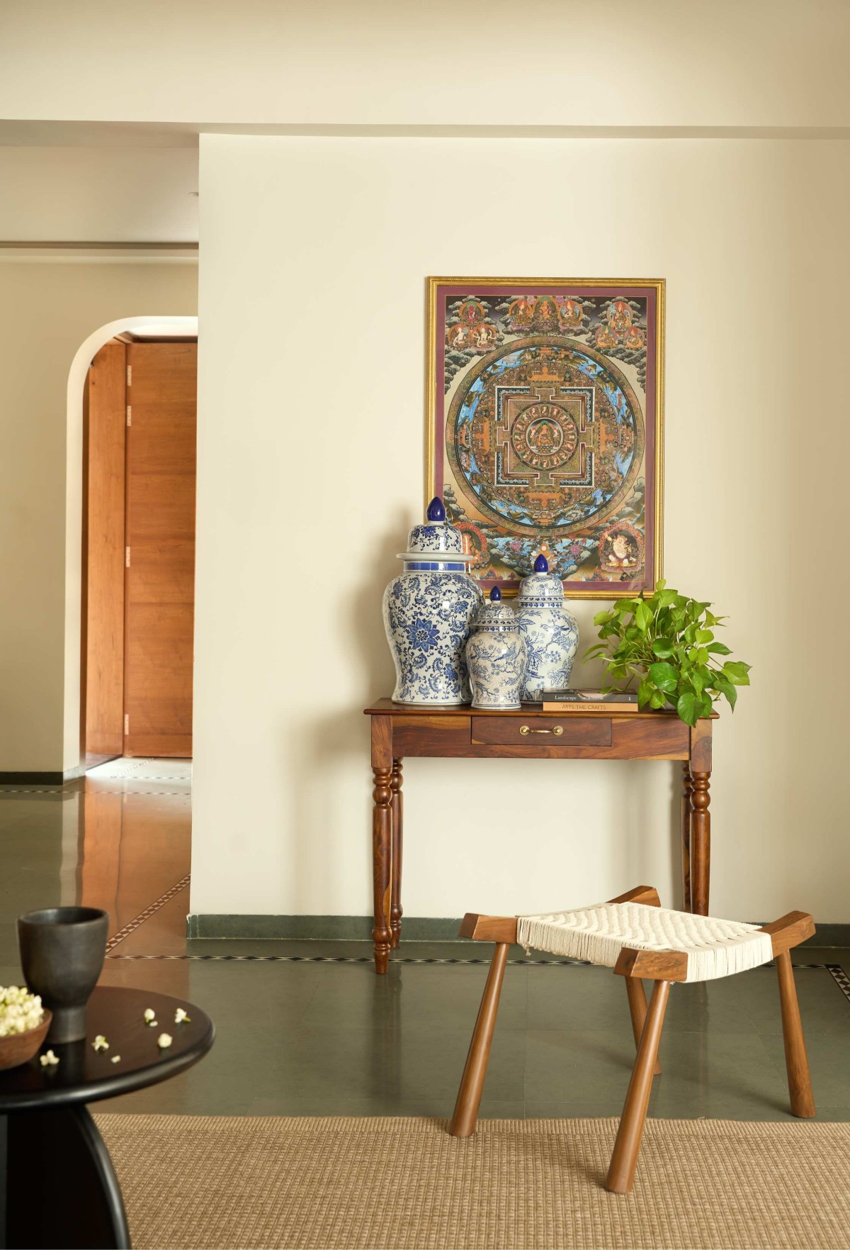 Living room of Kavyam by Ikigai Studio