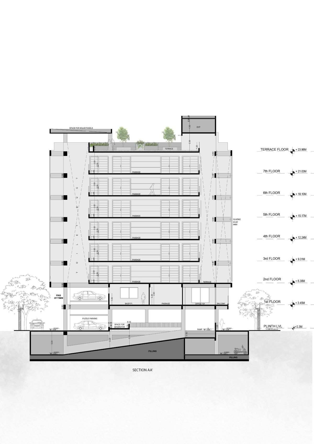 Section 1 of Amar Apex by S'thetic Design Studio