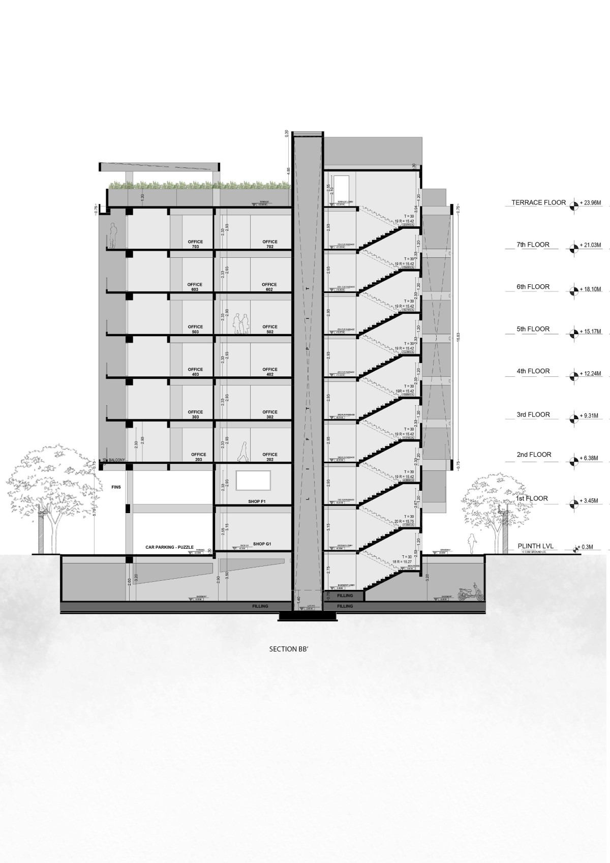 Section 2 of Amar Apex by S'thetic Design Studio