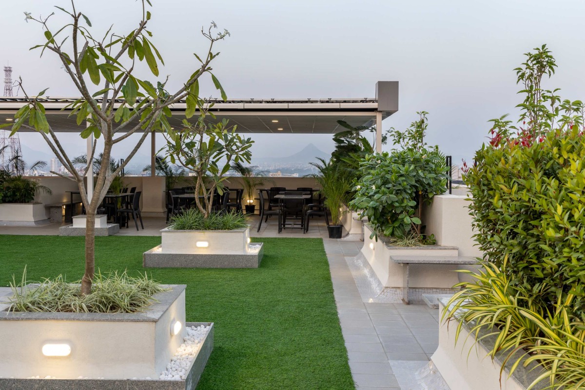 Terrace of Amar Apex by S'thetic Design Studio