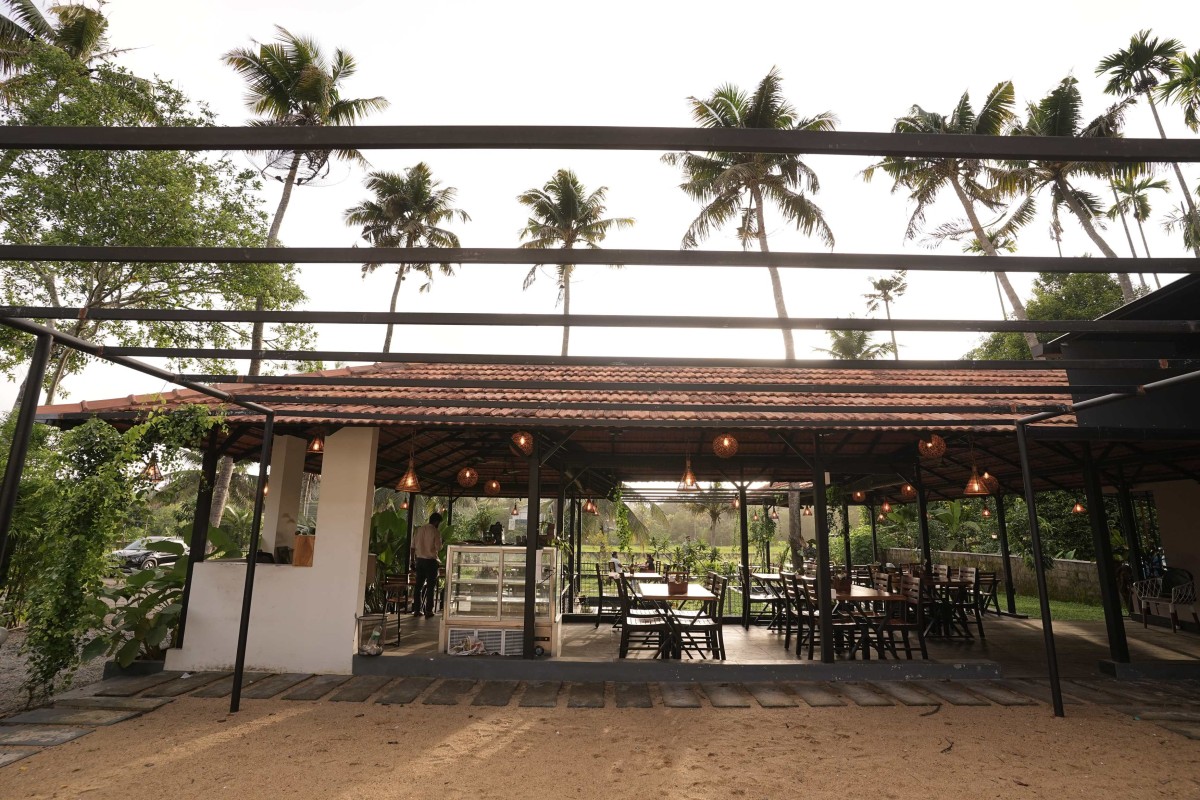 Exterior view of Manjal - The Portico by Lykke Architecture Studio
