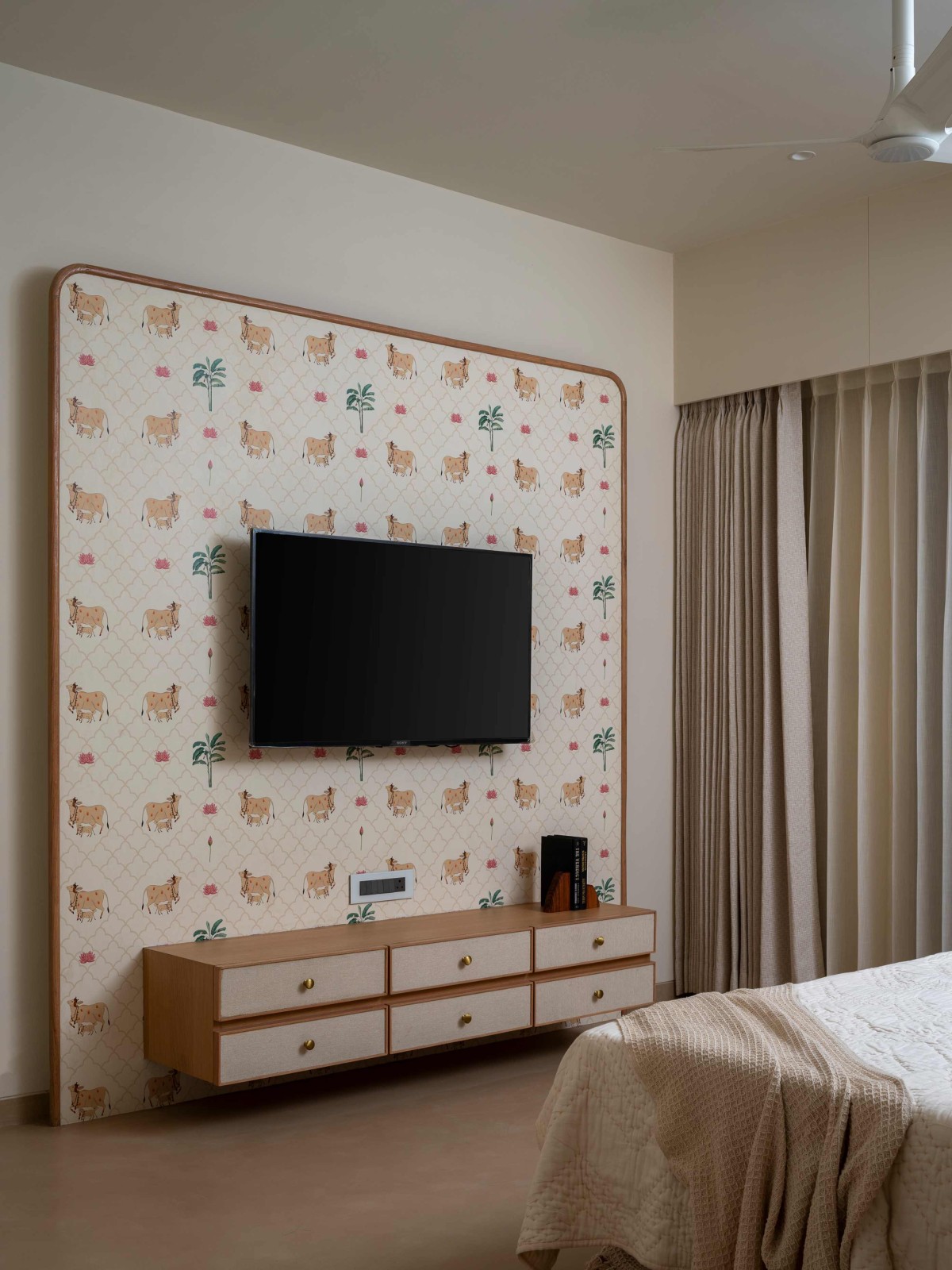 Grand Parent's Bedroom of The Framescape by Karaagre Designs
