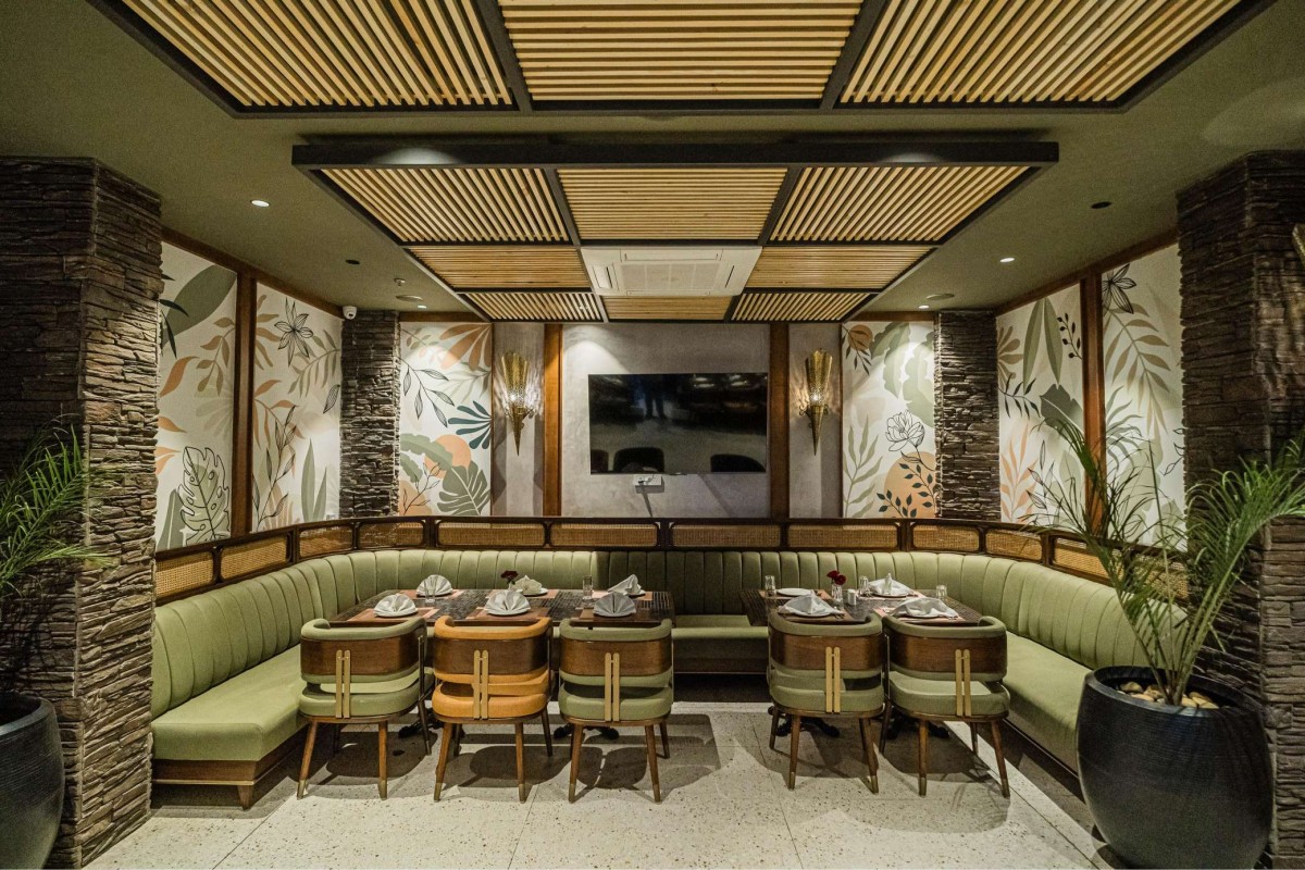 Private zone of Swagath Restaurant & Bar by The Architects Collaborative